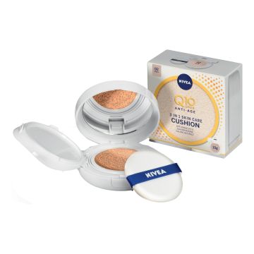 Nivea q10 plus anti-rughe 3 in 1 skin care cushion dark 15 ml