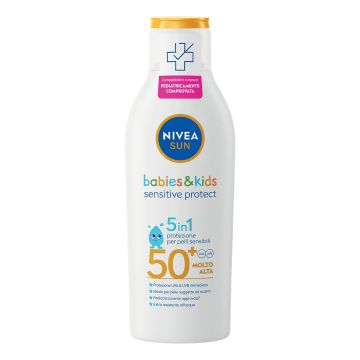 Nivea sun kids sensitive protect & play latte fp50+ 200 ml