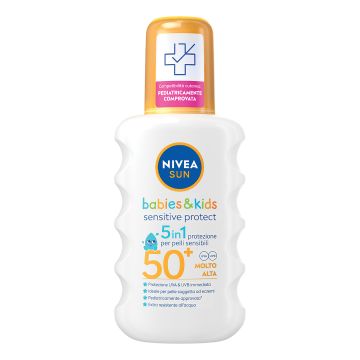 Nivea sun kids sensitive protect & play spray fp50+ 200 ml