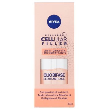 Nivea hyaluron cellular filler anti-gravita' olio bifase 30 ml