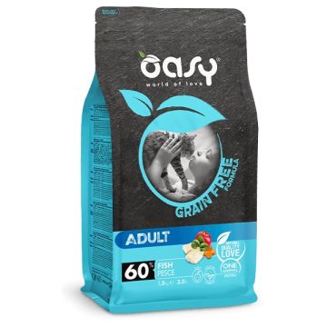 Oasy Gatto Grain Free Adulto Pesce 1,5 Kg