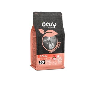 Oasy Cane Grain Free Adulto Small&Mini Tacchino 800 Gr