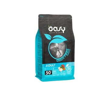 Oasy Cane Grain Free Adulto Small&Mini Pesce 800 Gr