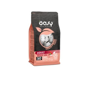 Oasy Cane Grain Free Adulto Medium&Large Tacchino 12 Kg