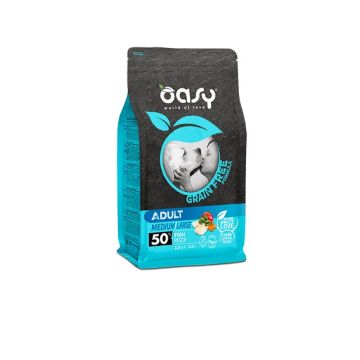 Oasy Cane Grain Free Adulto Medium&Large Pesce 2,5 Kg