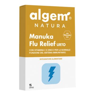 Algem manuka flu relief urto 15 capsule
