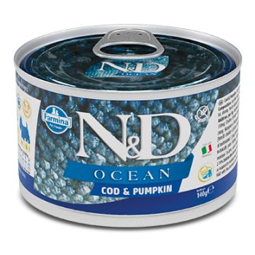 N&d dog ocean codfish & pumpkin 140 g