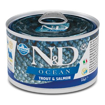 N&d dog ocean trout & salmon 140 g