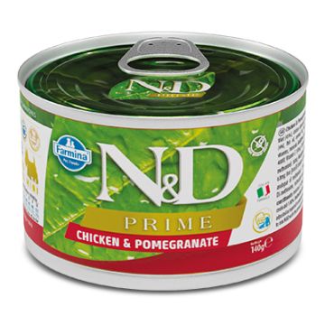N&d dog prime chicken & pomegranate 140 g