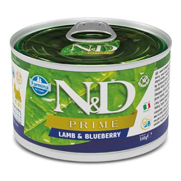 N&d dog prime lamb & blueberry 140 g
