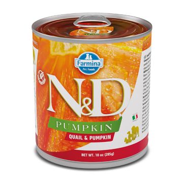 Farmina Cane N&D Pumpkin Adulto Quaglia & Zucca Lattina 285 Gr