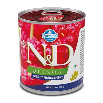 N&d dog quinoa weight management 285 g