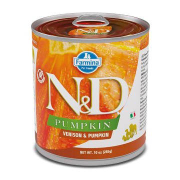 N&d dog venison & pumpkin 285 g