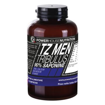Powerhouse nutrition tz men tribulus 90% saponine 120 compresse