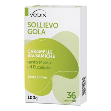 Vebix nutrients sollievo gola 18 pastiglie balsamiche Vebix nutrients sollievo gola 18 pastiglie balsamiche