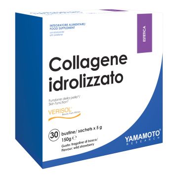Yamamoto research collagene idrolizzato 30 bustine fragoline di bosco