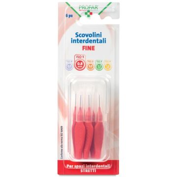 Profar scovolini rosso 0,8 6 pezzi