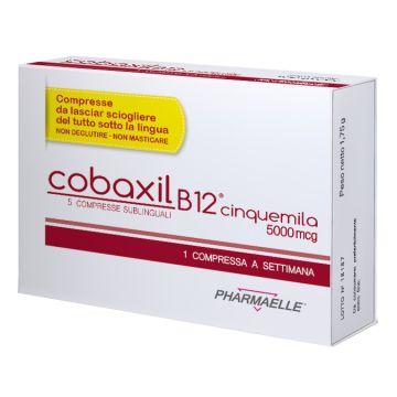 Cobaxil b12 5000mcg 5 compresse sublinguali