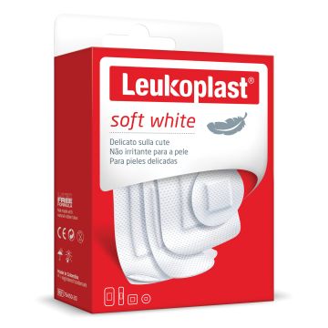 Leukoplast soft white 40 pezzi assortiti
