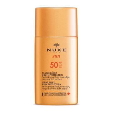 Nuxe sun fluido leggero alta protezione spf50 50 ml