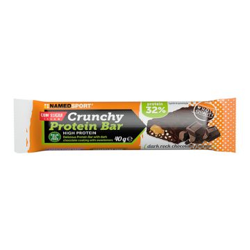 Crunchy proteinbar dark rock chocolate barretta 40 g