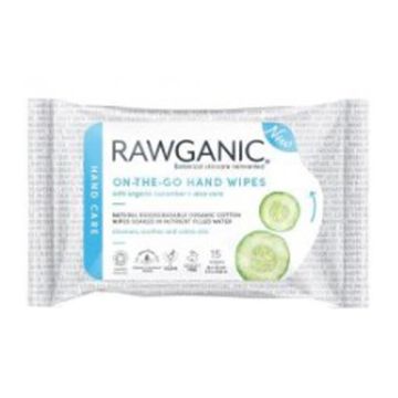 Rawganic salviette detergente mani 15 pezzi