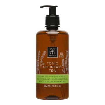 Apivita tonic mountain tea shower gel 500 ml