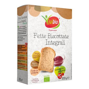 Vivibio fette biscottate integrali 200 g