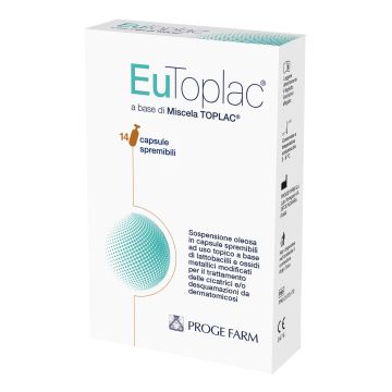 Sospensione oleosa eutoplac 14 capsule spremibili uso topico