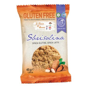 Il pane di anna sbrisolina senza glutine e senza latte 45 g