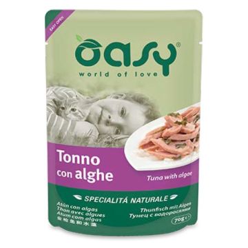 Oasy Gatto Specialita' Naturali In Busta Adulto Tonno & Alga 70 Gr