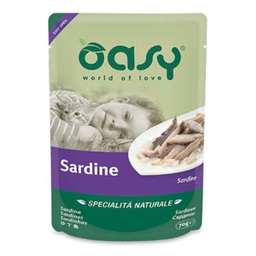 Oasy Gatto Specialita' Naturali In Busta Adulto Sardine 70 Gr