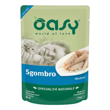 Oasy Gatto Specialita' Naturali In Busta Adulto Sgombro 70 Gr