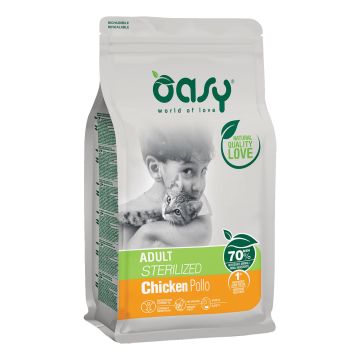Oasy Gatto Lifestage Adulto Sterilizzato Pollo 1,5 Kg   New Pack