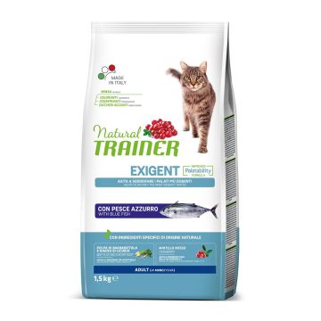 Trainer Gatto Natural Adulto Exigent Pesce Azzurro 1,5 Kg