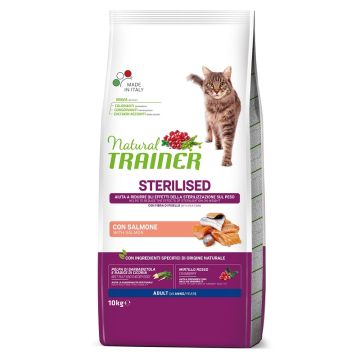 Trainer Gatto Natural Adulto Sterilizzato Salmone 10 Kg