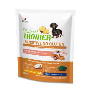Trainer Cane Natural Sensitive Adulto Mini Salmone 800 Gr