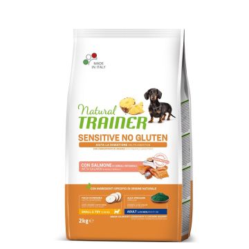 Trainer Cane Natural Sensitive Adulto Mini Salmone 2 Kg