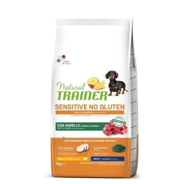 Trainer Cane Natural Sensitive Adulto Mini Agnello 7 Kg