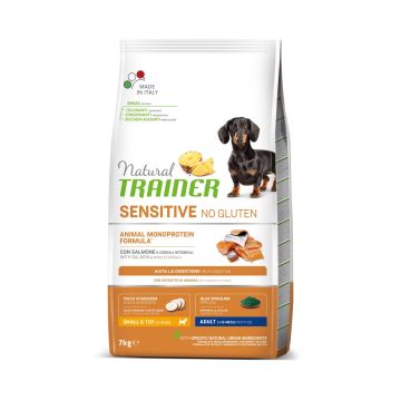 Trainer Cane Natural Sensitive Adulto Mini Salmone 7 Kg