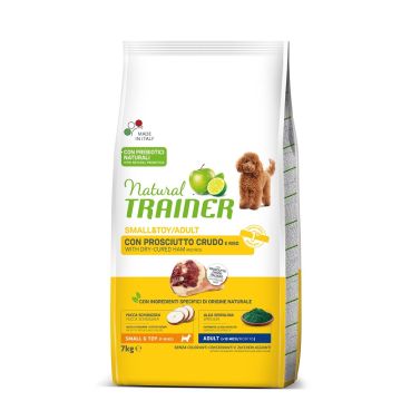 Trainer Cane Natural Adulto Small&Toy Prosciutto Crudo & Riso 7 Kg