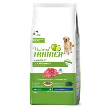 Trainer Cane Natural Adulto Maxi Manzo & Riso 12 Kg