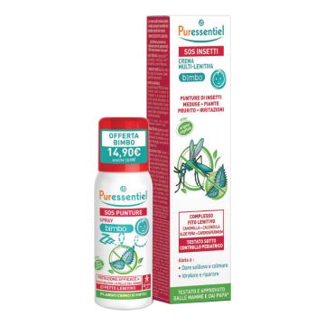 Puress pack bimbo spray 60 ml + crema sos insetti 30 ml