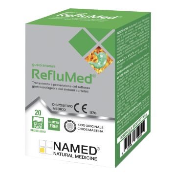 Named RefluMed Ananas Integratore Benessere Stomaco e Intestino 20 Stick