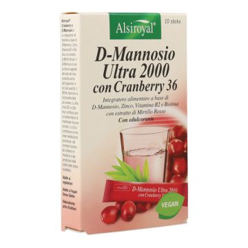 D mannosio ultra 2000 cranberry 10 stick