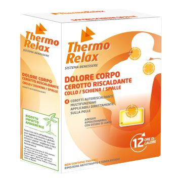 Thermorelax cerotto corpo autoriscaldante 4 pezzi