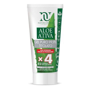 Aloe attiva gel puro titolato 99,9% 50 ml