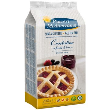 Piaceri medit crostatina frutti di bosco 4 pezzi 50 g
