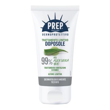 Prep dermoprotettivo 99% gel aloe vera bio trattamento lenitivo doposole irritazioni cutanee 150 ml