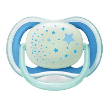 Avent succhietto ultra air night 6-18m maschio 2 pezzi